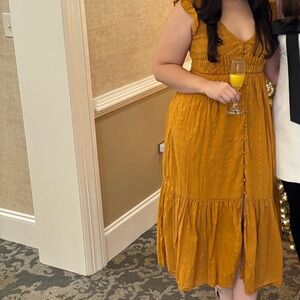 Mustard Yellow Maxi Dress